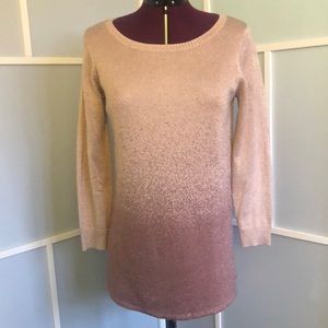 Cleo pink metallic sweater